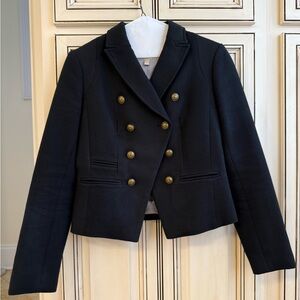 Banana Republic Black Blazer with Gold Buttons